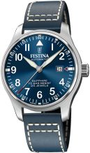 F20151_3 FESTINA Swiss Premium Pilot Watch Series Férfi Automata Karóra
